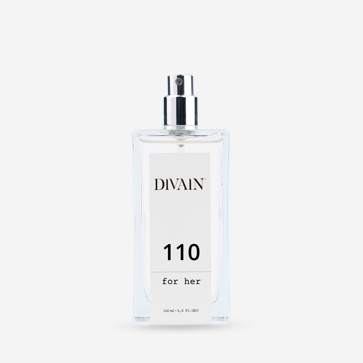 Flacon de parfum de équivalence pour femme divain-110