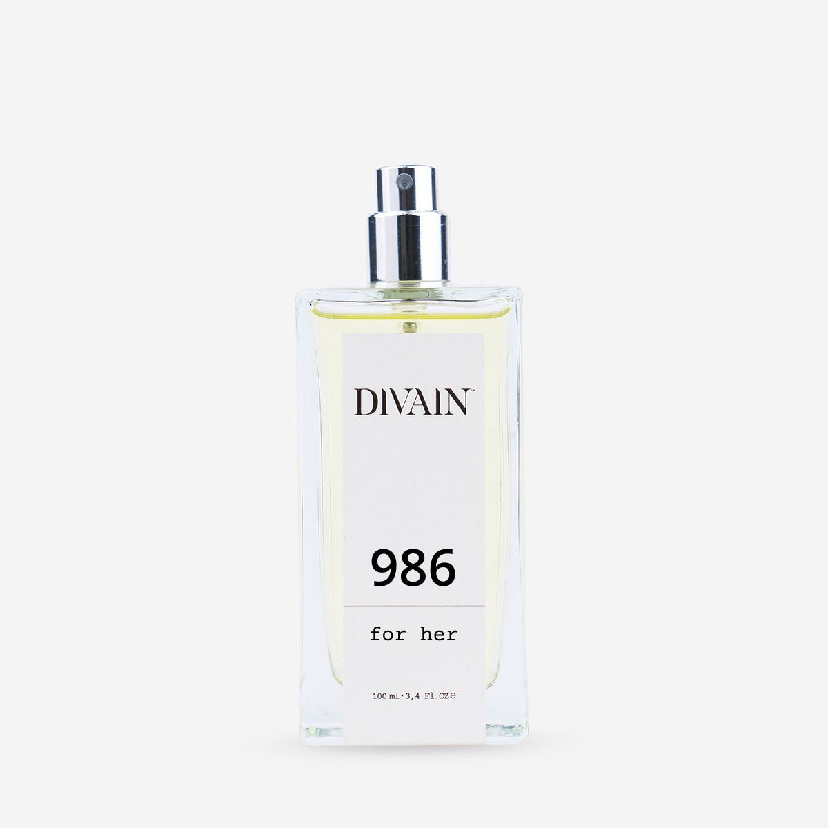 Flacon de parfum de imitation pour femme divain-986